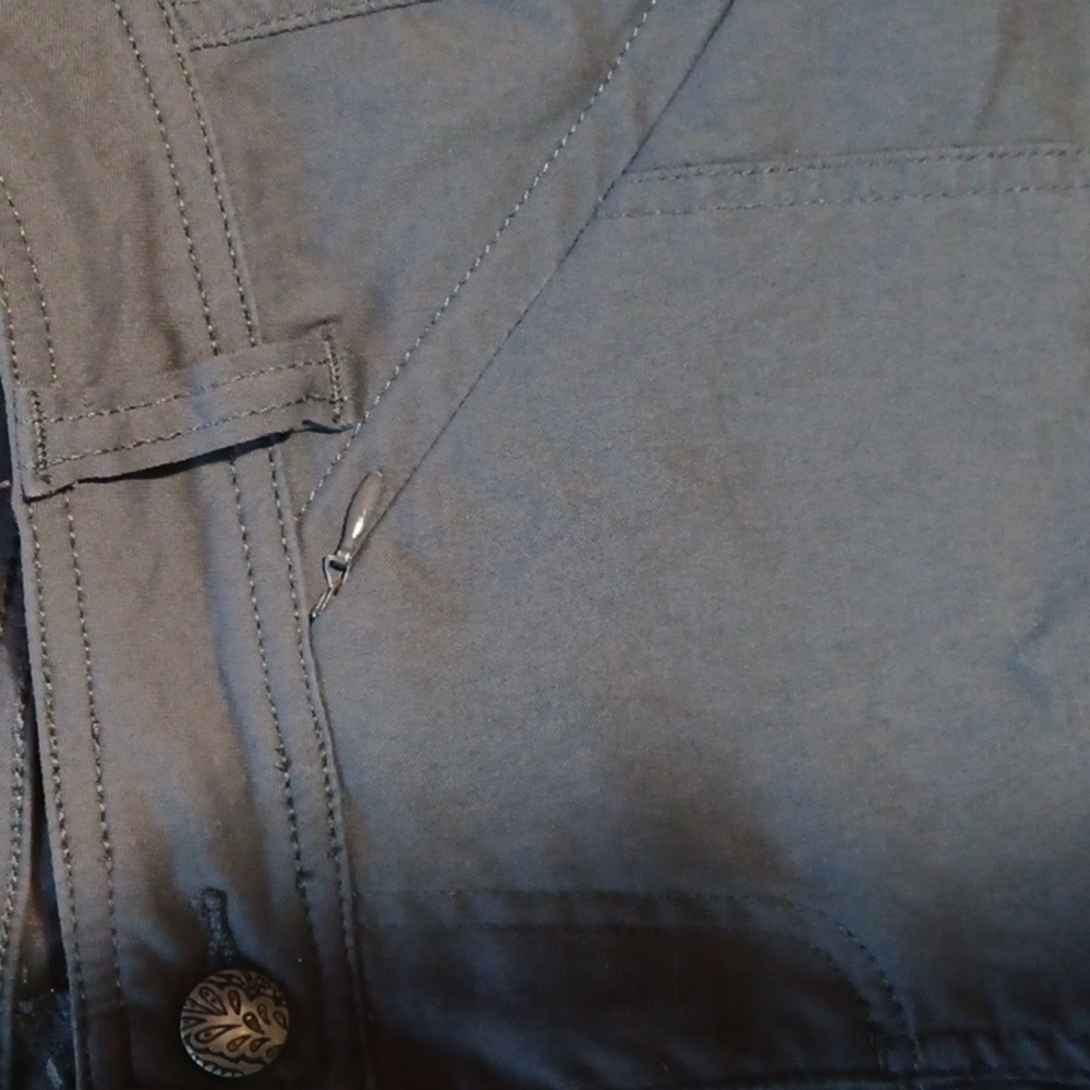 Prana Women's Hallena Gray Roll Up Cargo Pants Size 2 - Picture 3 of 11